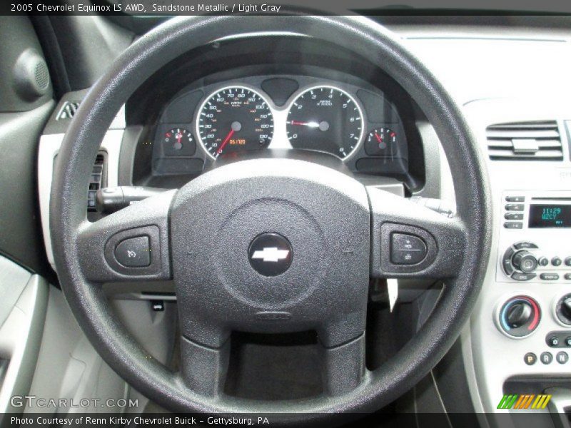 Sandstone Metallic / Light Gray 2005 Chevrolet Equinox LS AWD