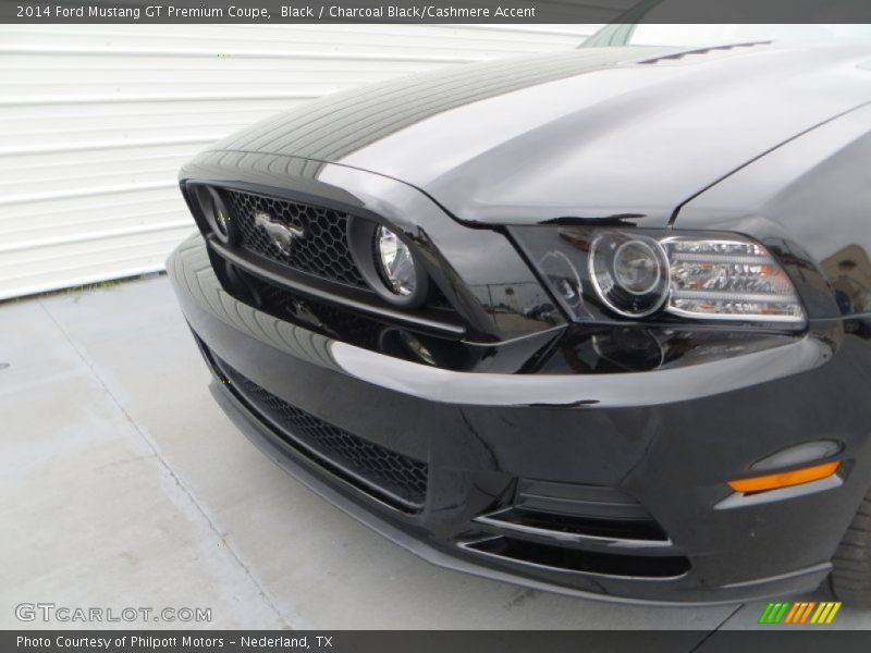 Black / Charcoal Black/Cashmere Accent 2014 Ford Mustang GT Premium Coupe