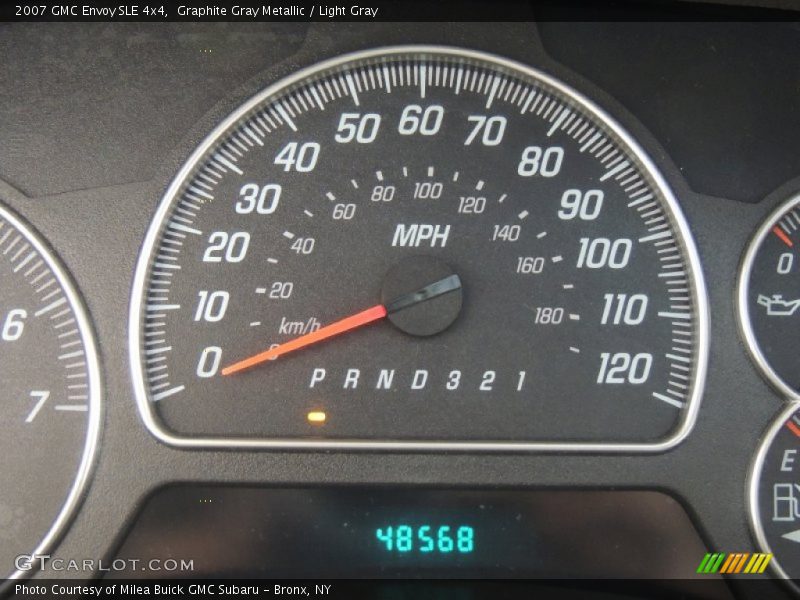 Graphite Gray Metallic / Light Gray 2007 GMC Envoy SLE 4x4