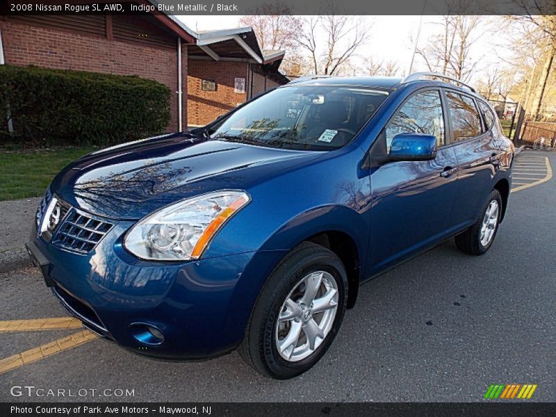 Indigo Blue Metallic / Black 2008 Nissan Rogue SL AWD