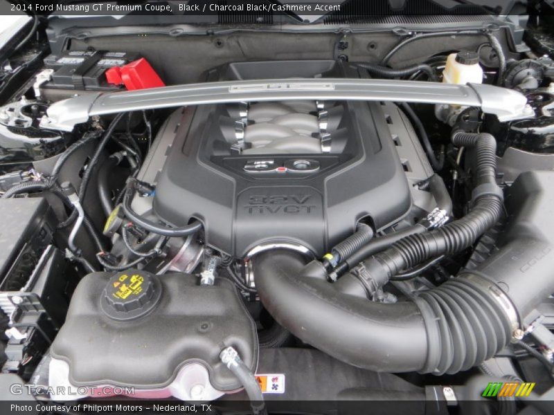  2014 Mustang GT Premium Coupe Engine - 5.0 Liter DOHC 32-Valve Ti-VCT V8
