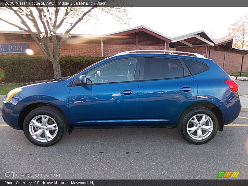 Indigo Blue Metallic / Black 2008 Nissan Rogue SL AWD