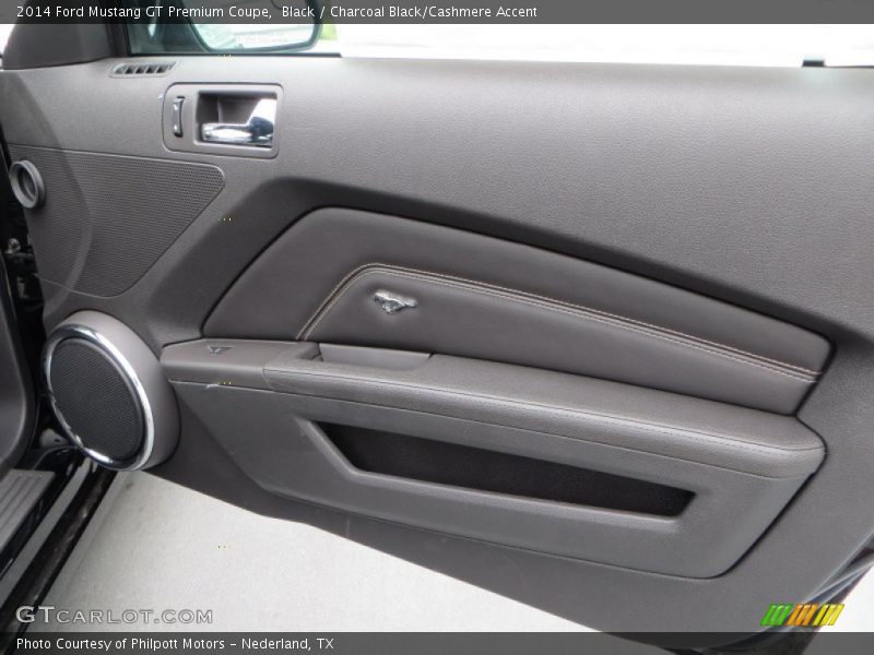 Black / Charcoal Black/Cashmere Accent 2014 Ford Mustang GT Premium Coupe