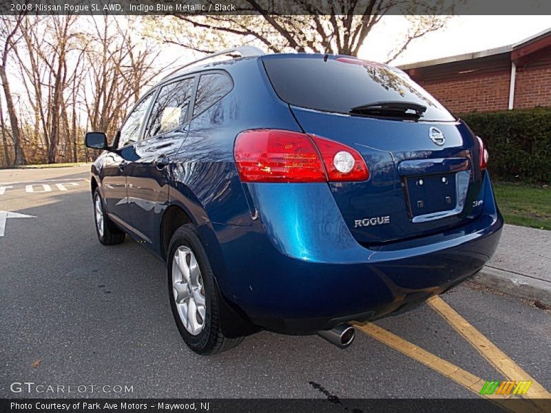 Indigo Blue Metallic / Black 2008 Nissan Rogue SL AWD