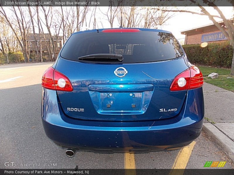 Indigo Blue Metallic / Black 2008 Nissan Rogue SL AWD