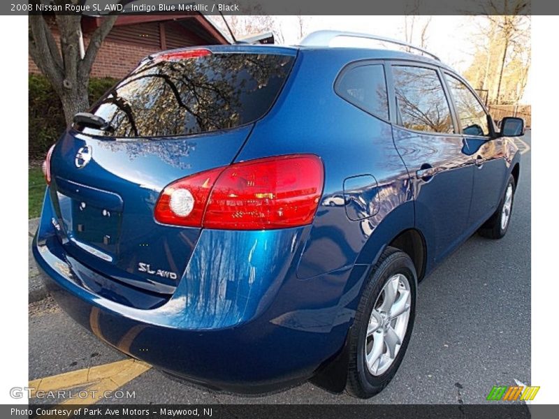 Indigo Blue Metallic / Black 2008 Nissan Rogue SL AWD