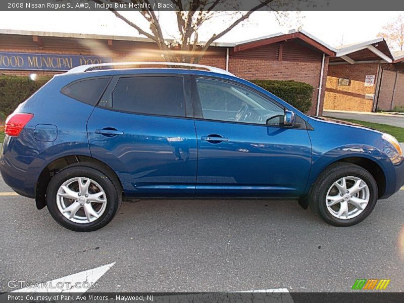 Indigo Blue Metallic / Black 2008 Nissan Rogue SL AWD