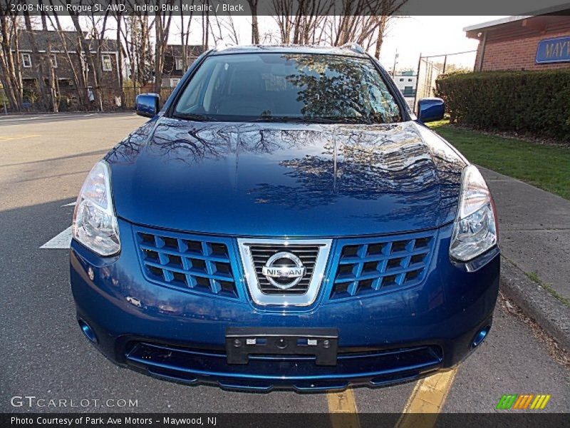 Indigo Blue Metallic / Black 2008 Nissan Rogue SL AWD