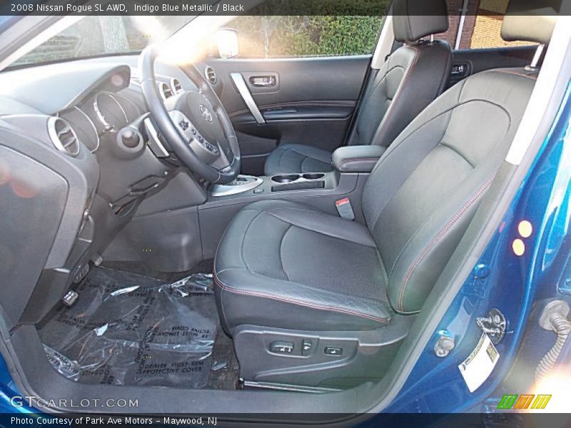 Indigo Blue Metallic / Black 2008 Nissan Rogue SL AWD