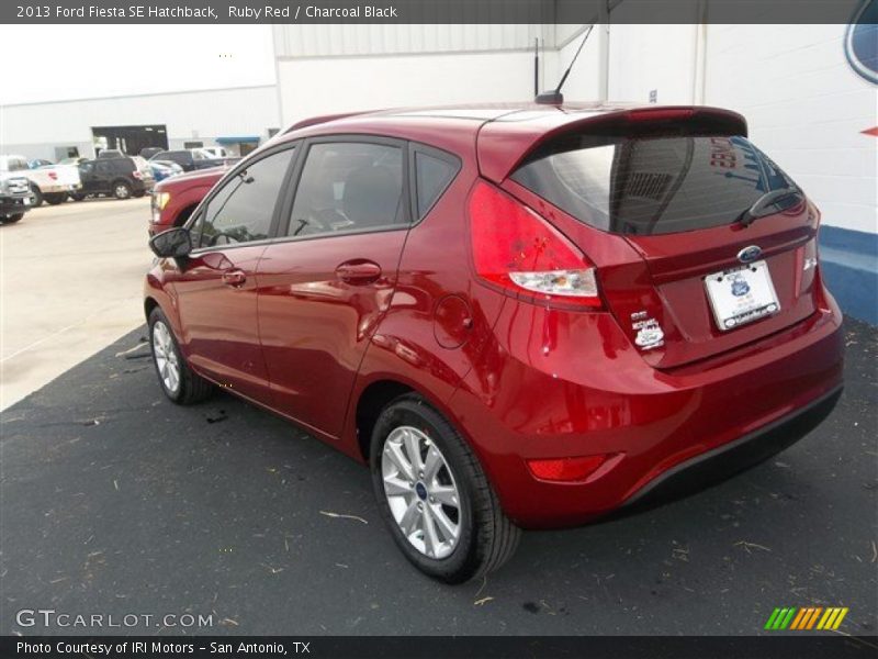 Ruby Red / Charcoal Black 2013 Ford Fiesta SE Hatchback