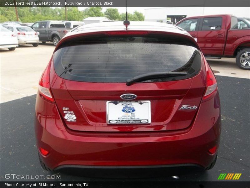 Ruby Red / Charcoal Black 2013 Ford Fiesta SE Hatchback