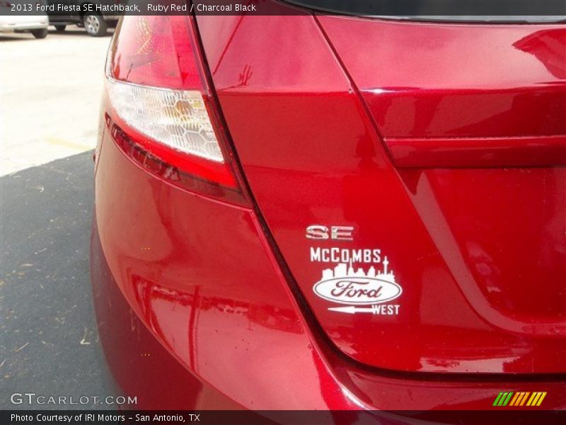 Ruby Red / Charcoal Black 2013 Ford Fiesta SE Hatchback