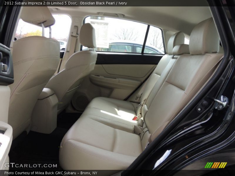 Obsidian Black Pearl / Ivory 2012 Subaru Impreza 2.0i Limited 5 Door