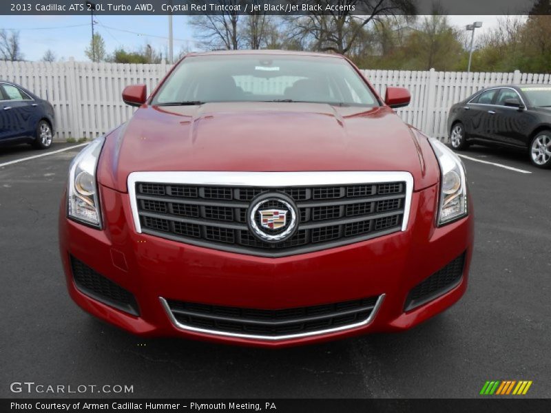 Crystal Red Tintcoat / Jet Black/Jet Black Accents 2013 Cadillac ATS 2.0L Turbo AWD