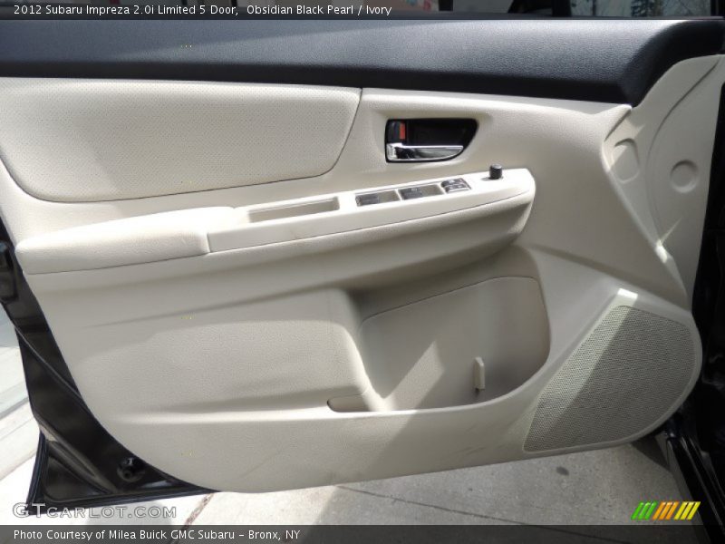 Obsidian Black Pearl / Ivory 2012 Subaru Impreza 2.0i Limited 5 Door
