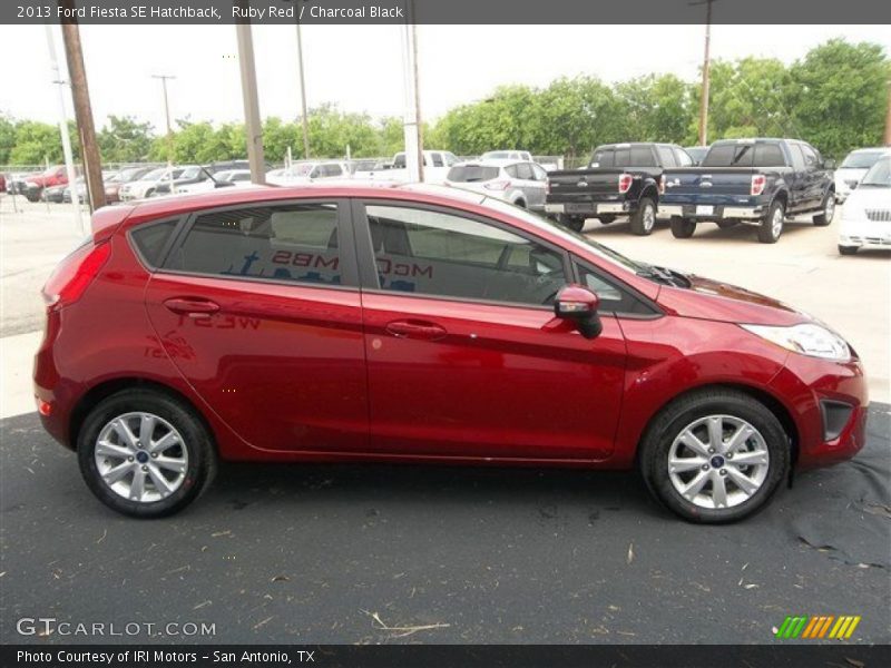 Ruby Red / Charcoal Black 2013 Ford Fiesta SE Hatchback