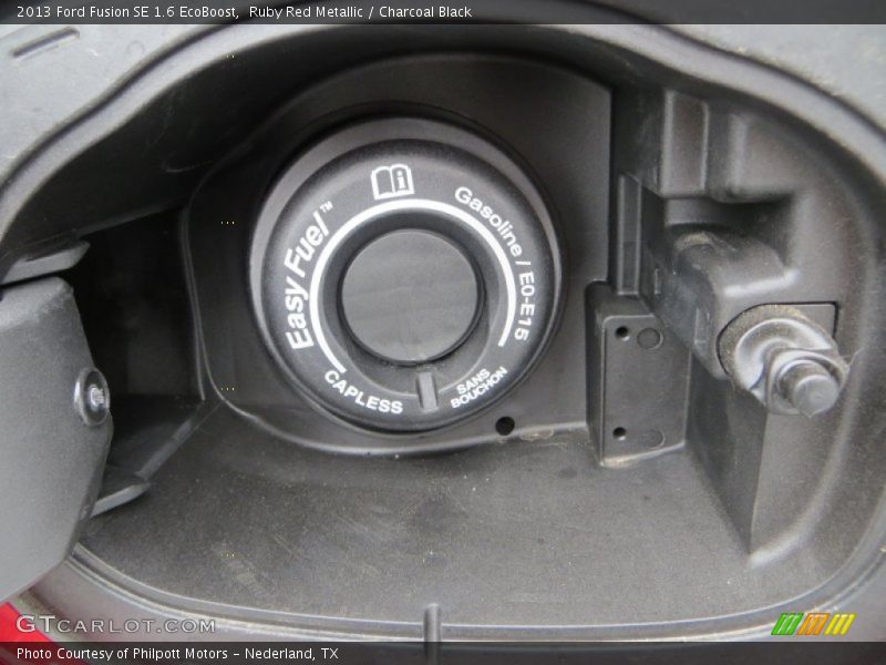 Ruby Red Metallic / Charcoal Black 2013 Ford Fusion SE 1.6 EcoBoost