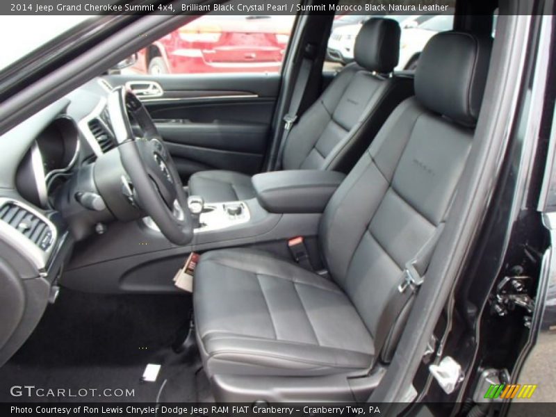  2014 Grand Cherokee Summit 4x4 Summit Morocco Black Natura Leather Interior