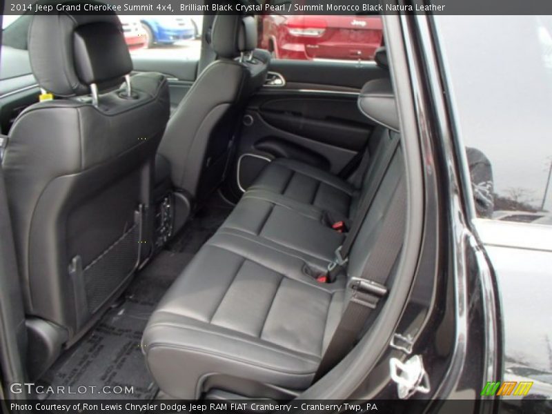 Rear Seat of 2014 Grand Cherokee Summit 4x4