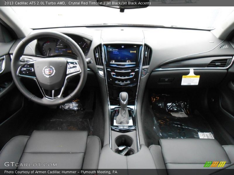 Crystal Red Tintcoat / Jet Black/Jet Black Accents 2013 Cadillac ATS 2.0L Turbo AWD