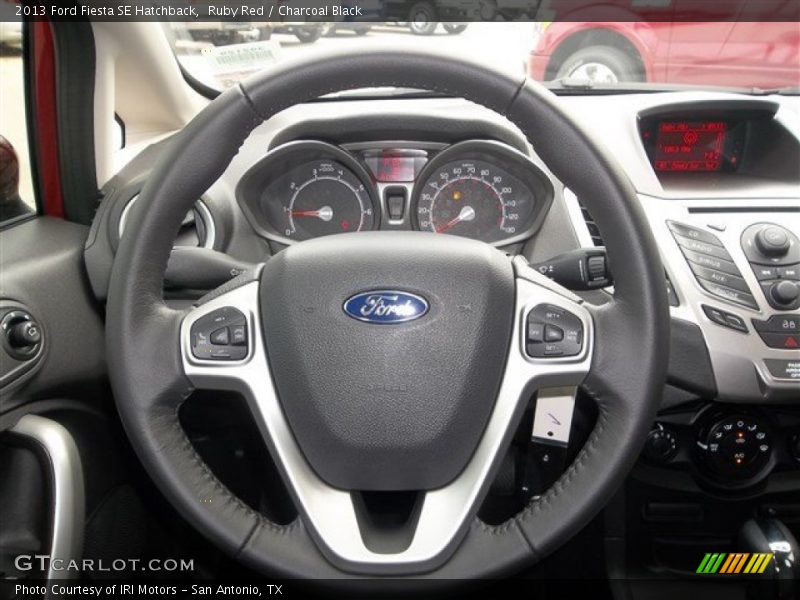 Ruby Red / Charcoal Black 2013 Ford Fiesta SE Hatchback
