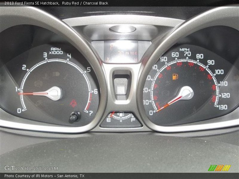 Ruby Red / Charcoal Black 2013 Ford Fiesta SE Hatchback