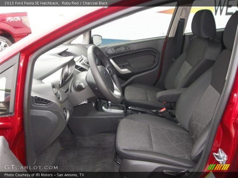 Ruby Red / Charcoal Black 2013 Ford Fiesta SE Hatchback