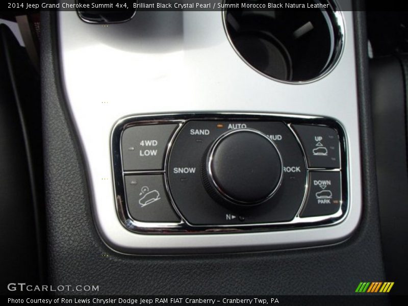 Controls of 2014 Grand Cherokee Summit 4x4