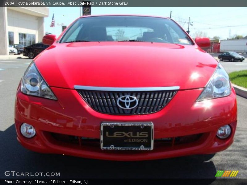 Absolutely Red / Dark Stone Gray 2004 Toyota Solara SE V6 Coupe