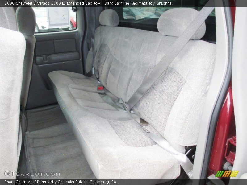 Dark Carmine Red Metallic / Graphite 2000 Chevrolet Silverado 1500 LS Extended Cab 4x4