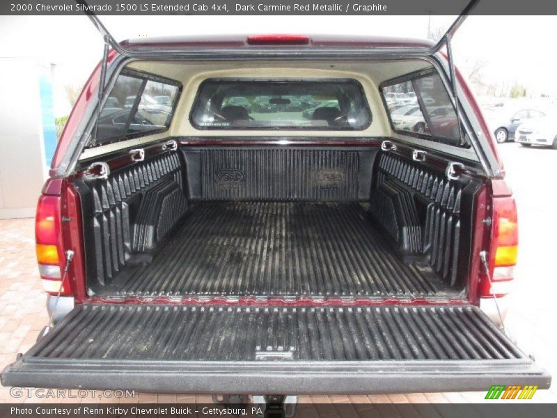 Dark Carmine Red Metallic / Graphite 2000 Chevrolet Silverado 1500 LS Extended Cab 4x4