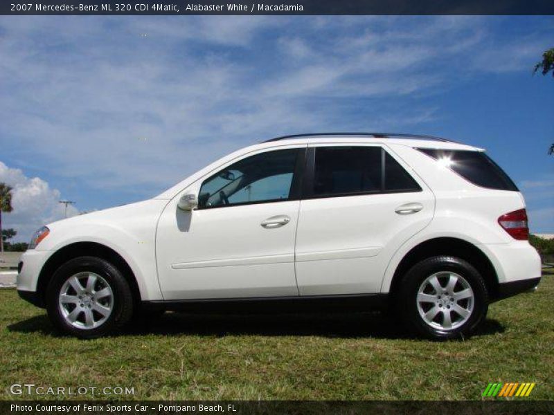 Alabaster White / Macadamia 2007 Mercedes-Benz ML 320 CDI 4Matic
