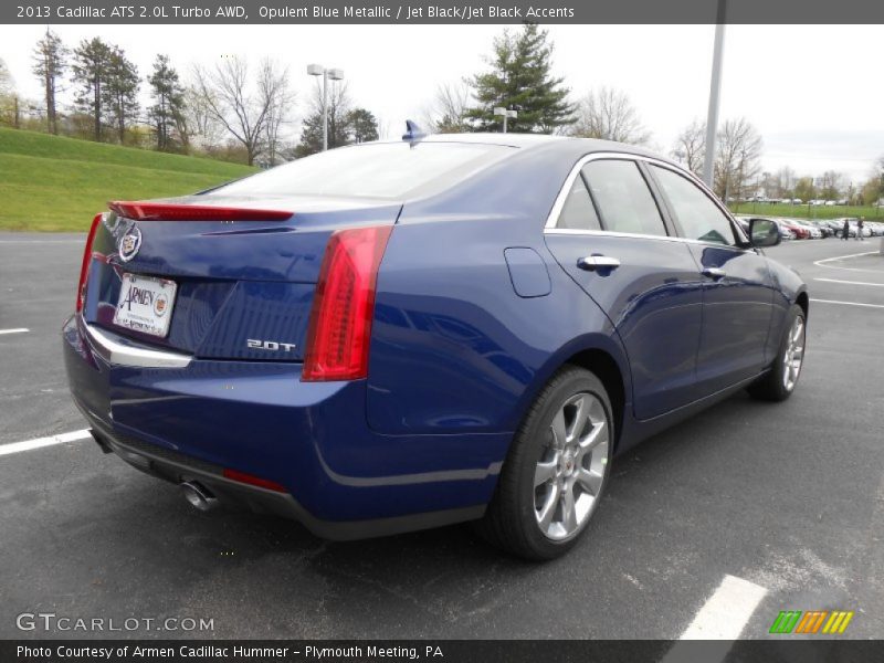 Opulent Blue Metallic / Jet Black/Jet Black Accents 2013 Cadillac ATS 2.0L Turbo AWD