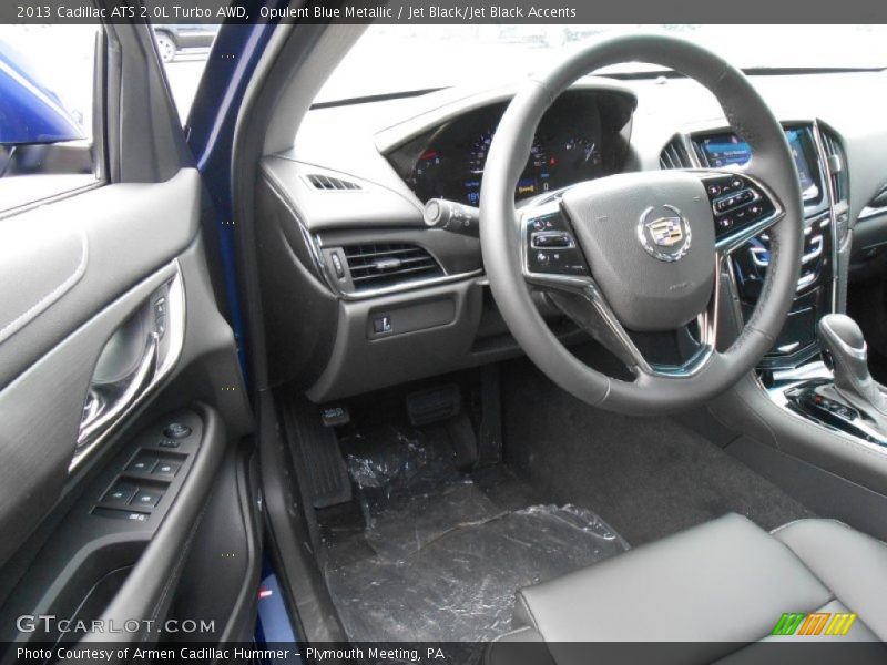 Opulent Blue Metallic / Jet Black/Jet Black Accents 2013 Cadillac ATS 2.0L Turbo AWD