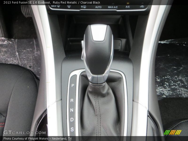 Ruby Red Metallic / Charcoal Black 2013 Ford Fusion SE 1.6 EcoBoost