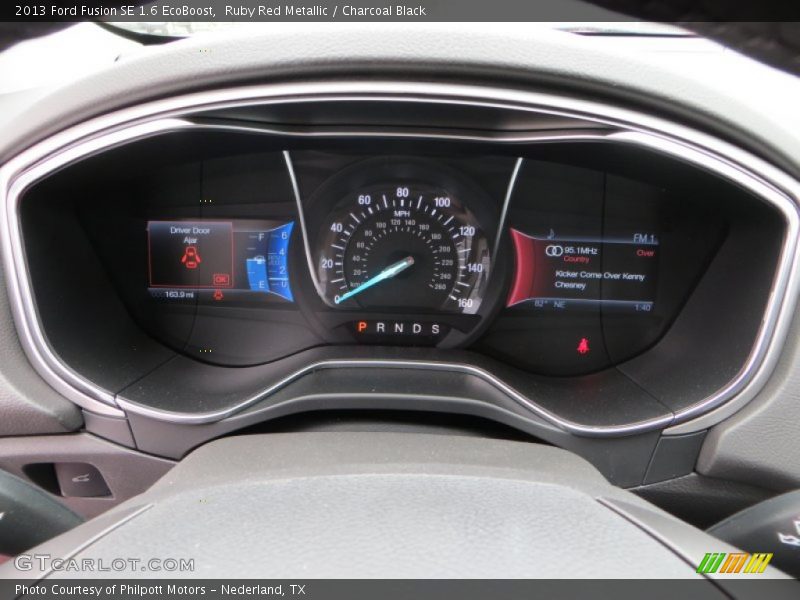 Ruby Red Metallic / Charcoal Black 2013 Ford Fusion SE 1.6 EcoBoost