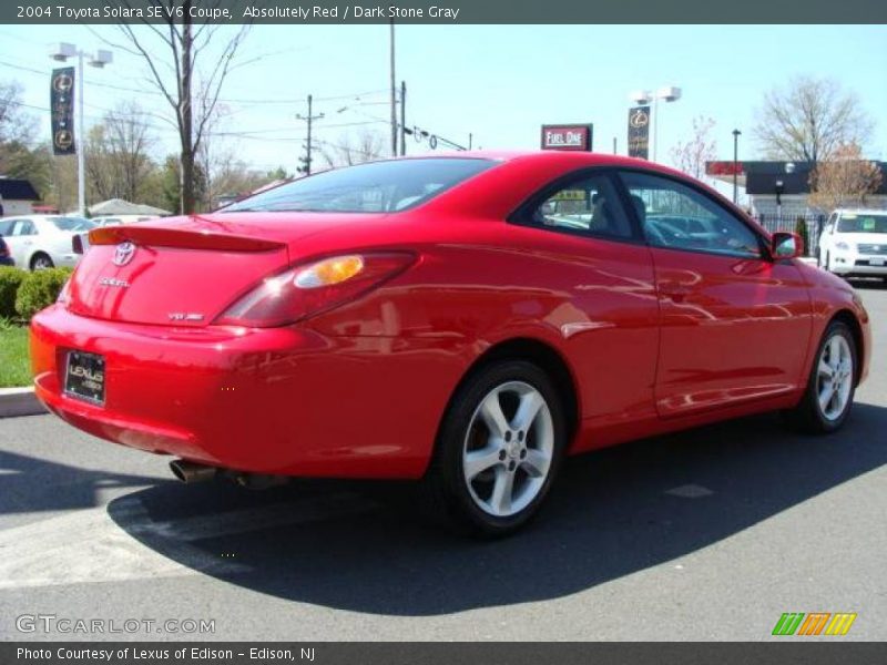 Absolutely Red / Dark Stone Gray 2004 Toyota Solara SE V6 Coupe