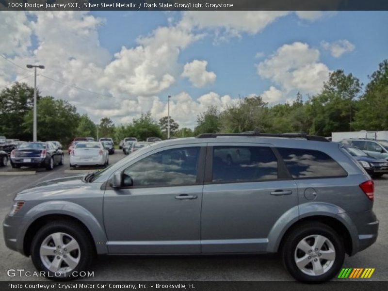 Silver Steel Metallic / Dark Slate Gray/Light Graystone 2009 Dodge Journey SXT