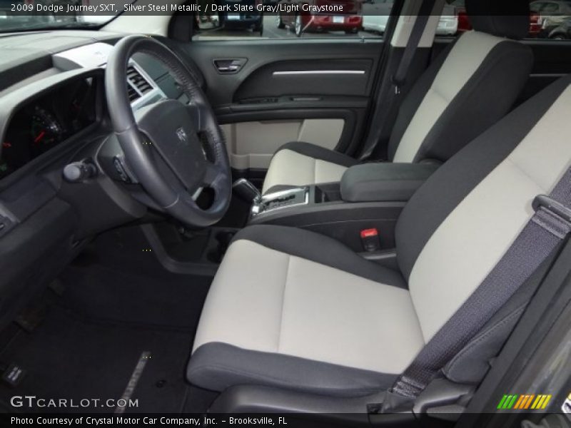 Silver Steel Metallic / Dark Slate Gray/Light Graystone 2009 Dodge Journey SXT