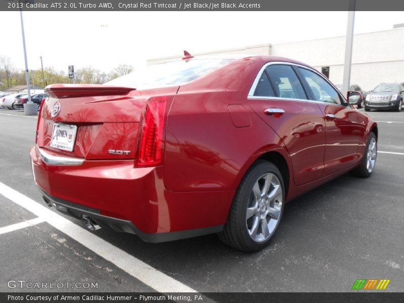 Crystal Red Tintcoat / Jet Black/Jet Black Accents 2013 Cadillac ATS 2.0L Turbo AWD