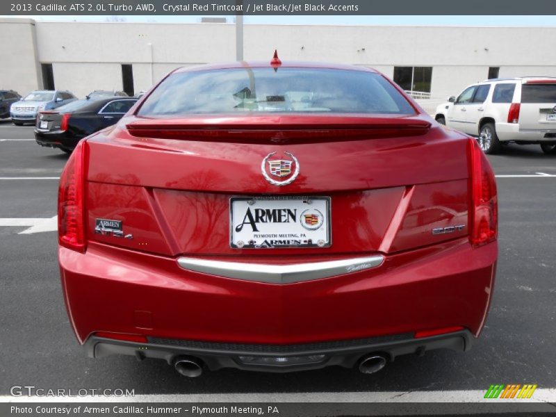 Crystal Red Tintcoat / Jet Black/Jet Black Accents 2013 Cadillac ATS 2.0L Turbo AWD