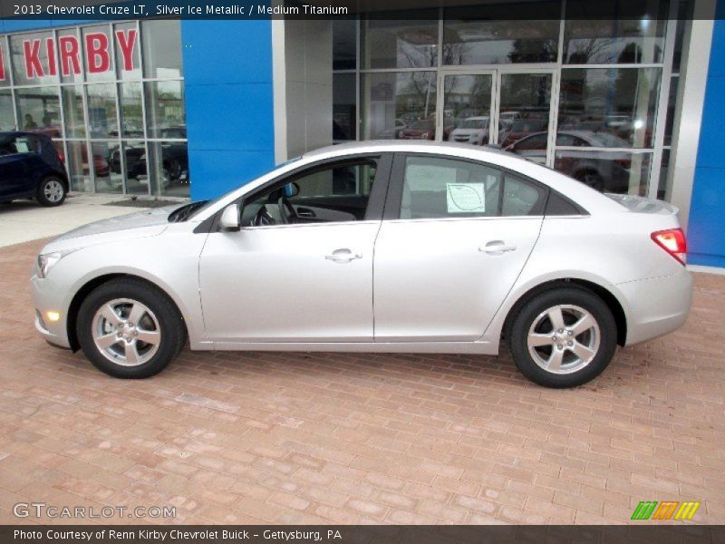 Silver Ice Metallic / Medium Titanium 2013 Chevrolet Cruze LT
