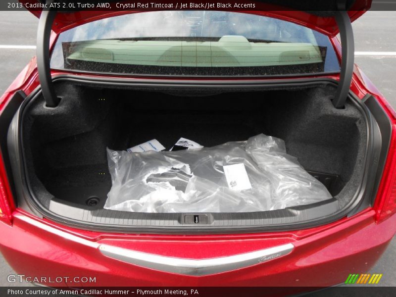Crystal Red Tintcoat / Jet Black/Jet Black Accents 2013 Cadillac ATS 2.0L Turbo AWD