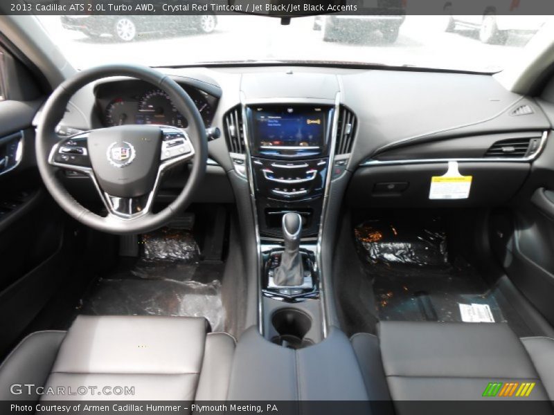 Crystal Red Tintcoat / Jet Black/Jet Black Accents 2013 Cadillac ATS 2.0L Turbo AWD