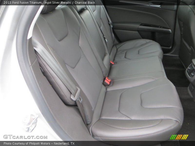 Rear Seat of 2013 Fusion Titanium