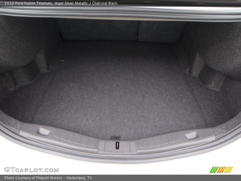 Ingot Silver Metallic / Charcoal Black 2013 Ford Fusion Titanium