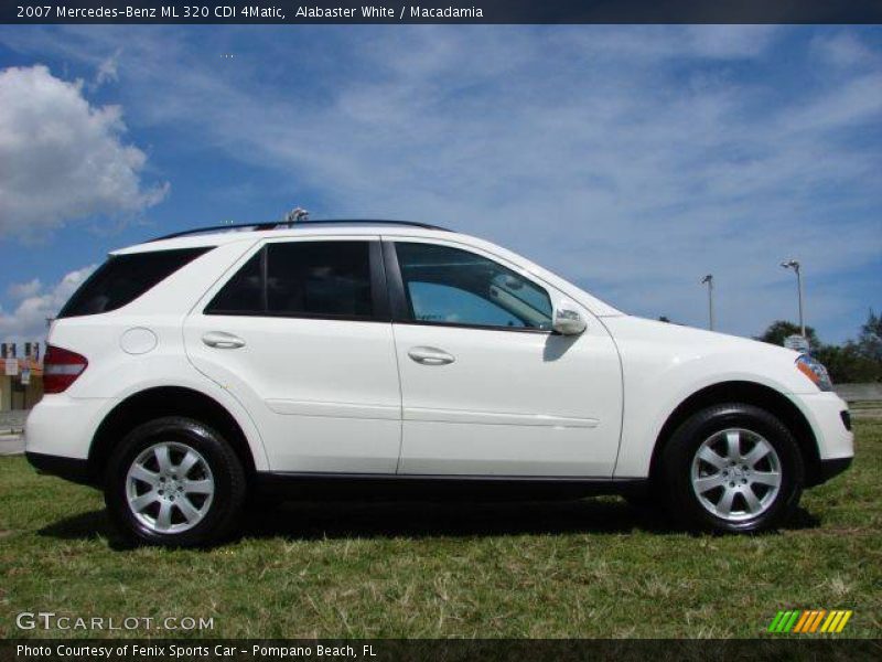 Alabaster White / Macadamia 2007 Mercedes-Benz ML 320 CDI 4Matic