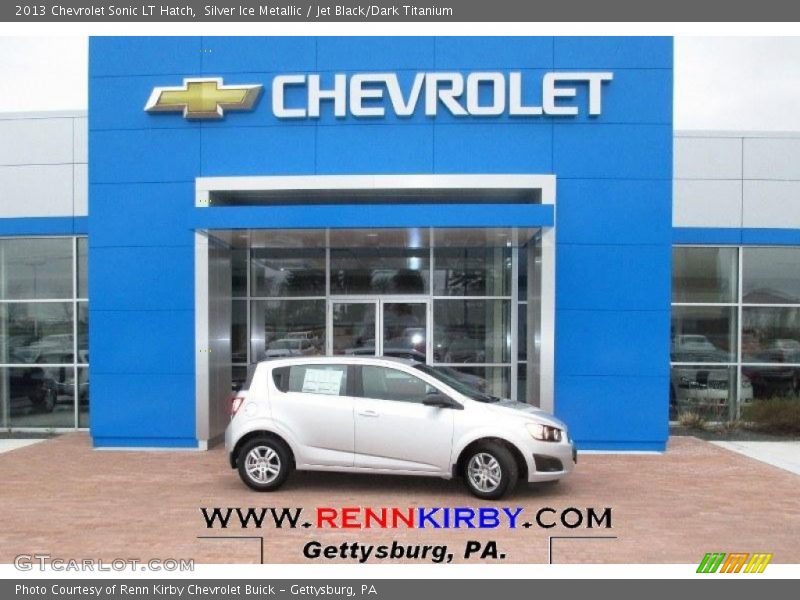 Silver Ice Metallic / Jet Black/Dark Titanium 2013 Chevrolet Sonic LT Hatch