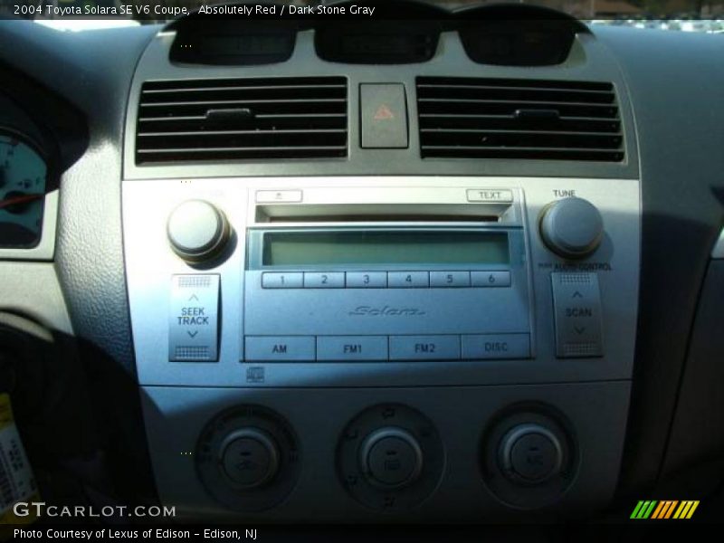 Absolutely Red / Dark Stone Gray 2004 Toyota Solara SE V6 Coupe