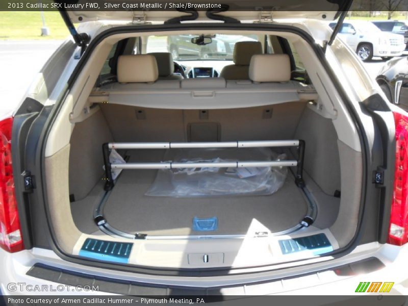Silver Coast Metallic / Shale/Brownstone 2013 Cadillac SRX Luxury FWD